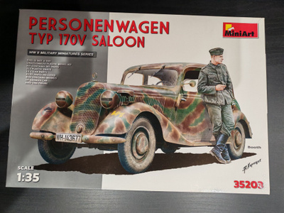 MiniArt Personenwagen Typ 170V Saloon 1/35 -pienoismallisarj