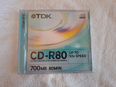 TDK CD-R 80MIN 700MB 52X