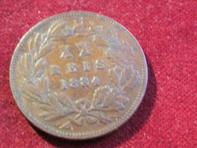 20 reis 1884 Portugal