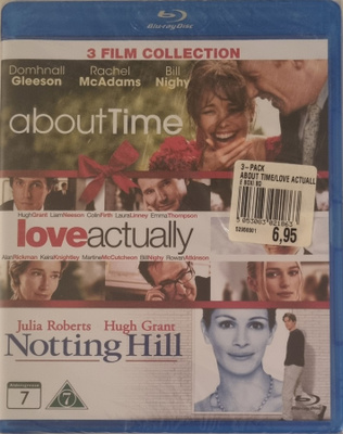 ABOUT TIME, LOVE ACTUALLY & NOTTING HILL BLU-RAY