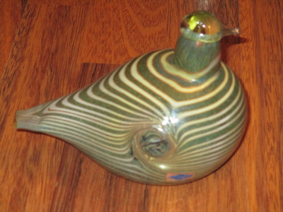 IITTALA Oiva Toikka - ALLI Lasilintu - Nuutajärvi
