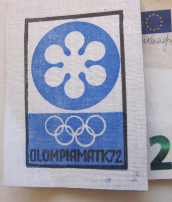 VANHA Kangasmerkki Sapporo Japani 1972 Olympia Viro?