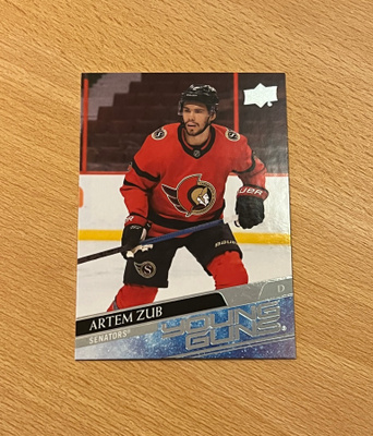 2020-21 Upper Deck Artem Zub Young Guns