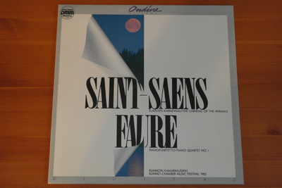 Saint-Saens/Faure/Kuhmo Chamber Music Festival LP.