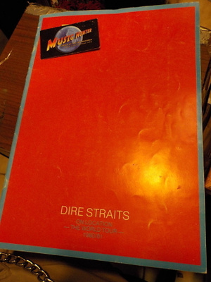 DIRE STRAITS-ON LOCATION THE WORLD TOUR 1980/81 KIERTUEKIRJA