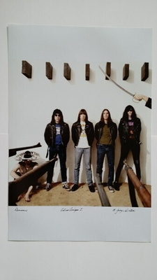 Ramones Adios Amigos valokuva 45*30 cm DuBose Signeraus