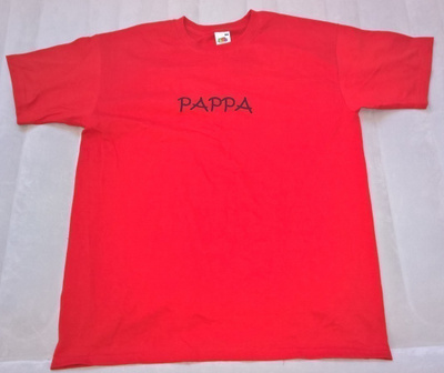 PAPPA T-PAITA KOKO M PUNAINEN
