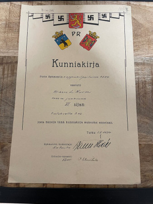 Porin Rykmentin kunniakirja 1934