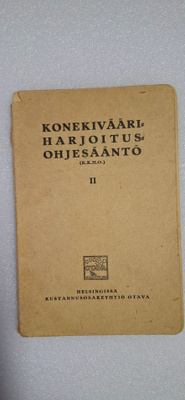 Kk harjoitusohjesääntö