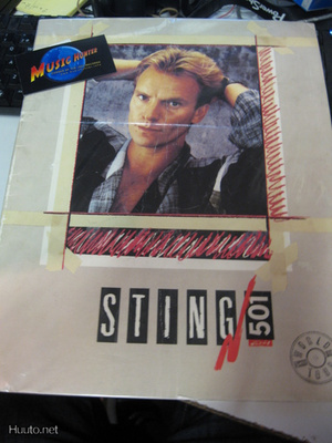 STING 501 WORLD TOUR KIERTUEKIRJA