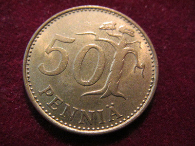 50 penniä 1986