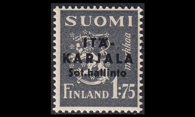 IK_2 ** Itä-Karjala 1,75mk musta lisäp (1941)