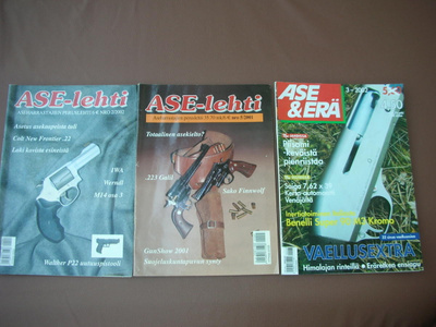 ASE-lehtiä 6 kpl