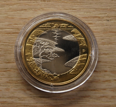 Suomi 5 euro 2013 Pohjolan luonto, Kesä