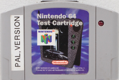 Nintendo 64 Test Cartridge - PAL Version
