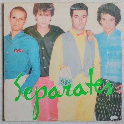 999: Separates – alkuperäinen UK 1978 LP, ei sisäkantta