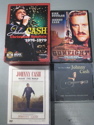 JOHNNY CASH ( Joulu TV-showt & Elokuvat + cd )
