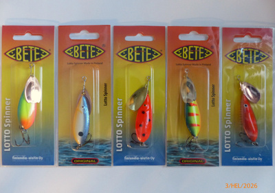 BETE LOTTO 45mm 12g - 5 kpl