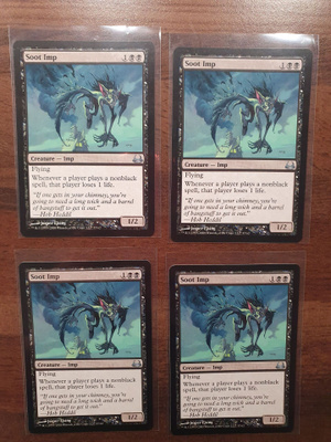 Magic The Gathering Soot Imp playset