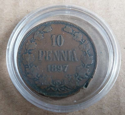10 penniä 1897