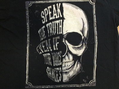 T-PAITA. koko:L.  speak the truth even if your voice shades.