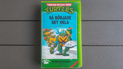 VHS: Teenage Mutant Hero Turtles 1 - Så Började Det Hela