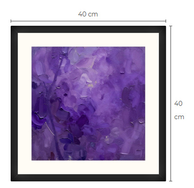Uusi uniikki abstrakti art print taulu 40 cm x 40 cm