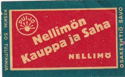 Nellimö, Nellimön Kauppa ja Saha  s28