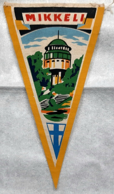 Mikkeli vintage pieni matkailuviiri.