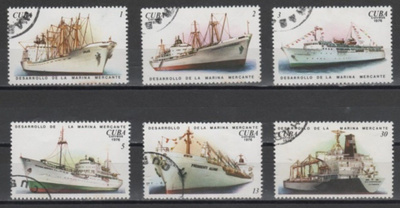 (S0105) CUBA, 1976 (Cargo and Passenger Sips). Used