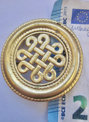 VANHA RIntakoru Kalevalakoru Pronssia