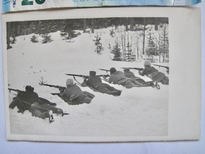 VANHA Valokuva Suojeluskunta Kuopio 1921 Postikorttikoko