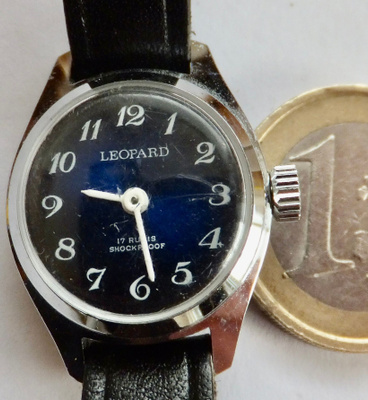 VANHA Kello Leopard 17 kiv Shockproof Svetisiläinen