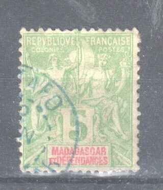 Madagascar 1896 5 C