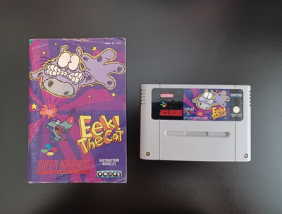 SNES: Eek the Cat (L+M, Suomiohjeet)