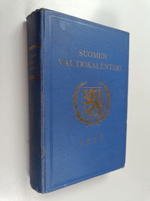 Suomen valtiokalenteri Vuodelle 1928