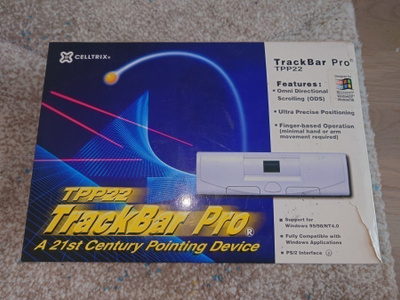 Celltrix TrackBar Pro TPP22 retro ergonomiahiiri ps/2 win95