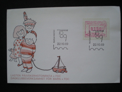 ATM6 1,50 mk lähetyksellä erikoisleimalla