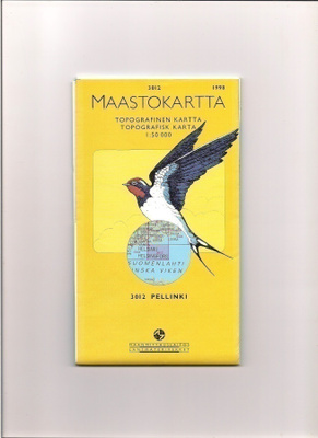 Maastokartta 1:50 000 Pellinki