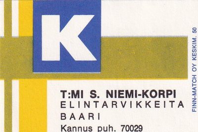 Kannus, T:mi S. Niemi - Korpi   sk2/6
