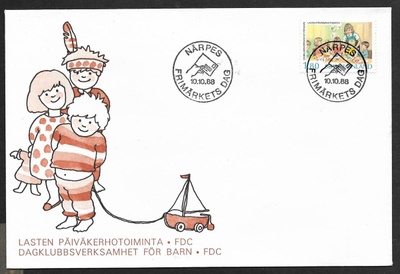 Närpes - Frimärkets dag 10.10.1988