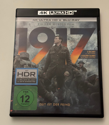 ELOKUVA: 1917 - Taistelulähetit (HUIPPULAATU 4K Blu-ray)