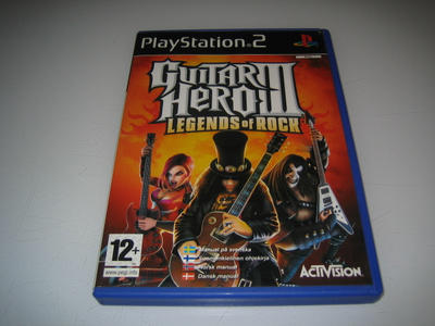 Guitar Hero III: Legends Of Rock **PS2**