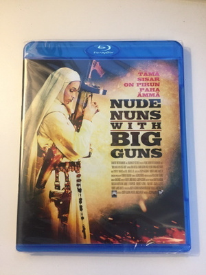 Nude Nuns with Big Guns (Eksploitaatioelokuva) Blu-ray UUSI