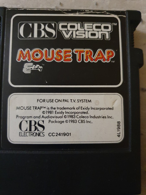 CBS Electronics CC241901 mouse trap peli rare