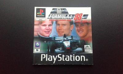 PS1: Formula 1 98 pelin manuaali, suomi, ruotsi ym.