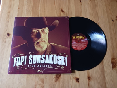 Topi Sorsakoski – Itse Asiassa lp 2022 upea kuin uusi