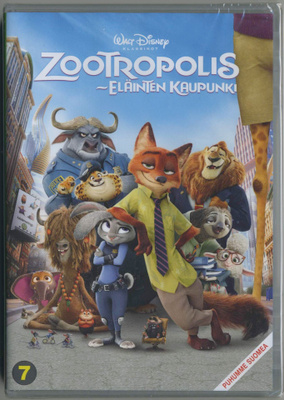 Disney’n ZOOTROPOLIS - Eläinten kaupunki – Suomi-DVD 2016