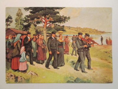 KULKEMATON HÄÄKULKUE IKAALISISSA FELIX FRANG ÖLJY 1897