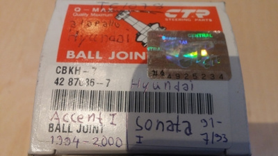 Hyundai Sonata, Accent alapallonivel CTR CBKH-7
